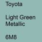 Preview: Toyota, Light Green Metallic, 6M8.